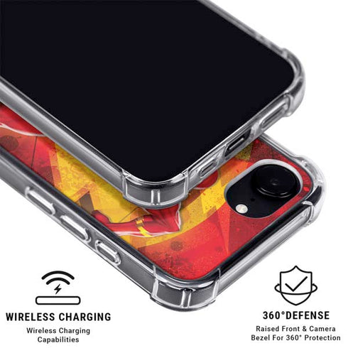 DC Comics The Flash Action Pose iPhone 16e MagSafe Case