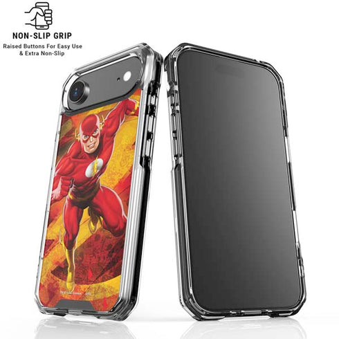 DC Comics The Flash Action Pose iPhone 17 Air Clear Case