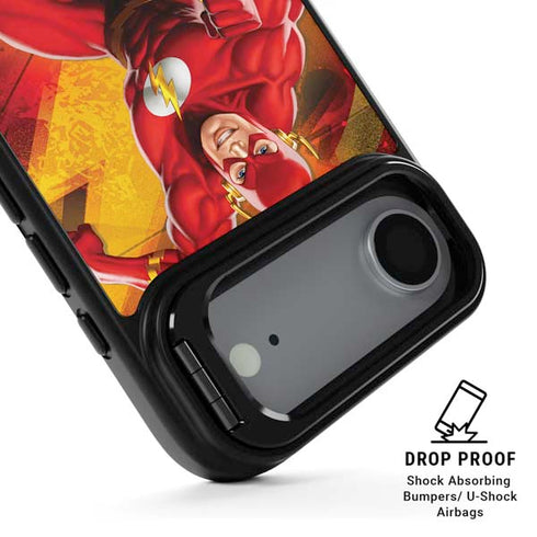 DC Comics The Flash Action Pose iPhone 17 Air Kickstand Case