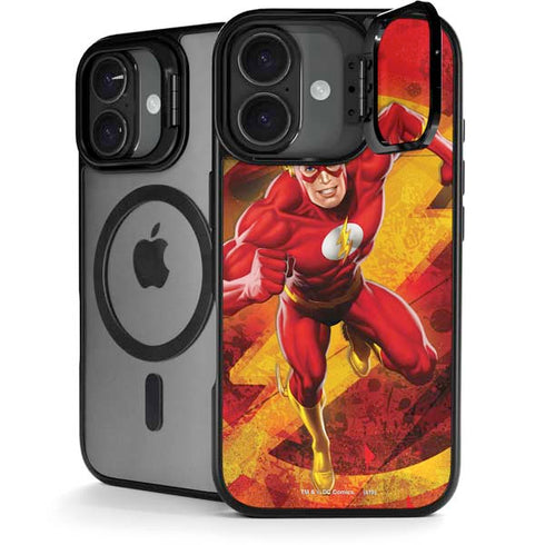 DC Comics The Flash Action Pose iPhone 17 Kickstand Case