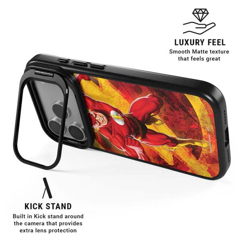 DC Comics The Flash Action Pose iPhone 17 Pro Kickstand Case