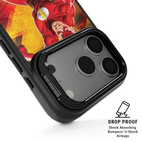 DC Comics The Flash Action Pose iPhone 17 Pro Max Kickstand Case