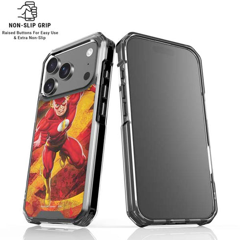 DC Comics The Flash Action Pose iPhone 18 Pro Clear Case