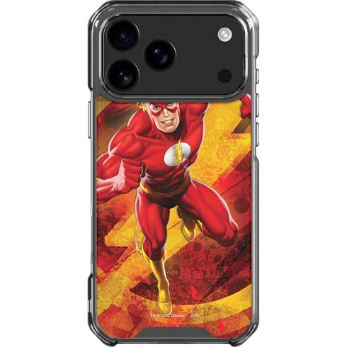 DC Comics The Flash Action Pose iPhone 18 Pro Max Clear Case