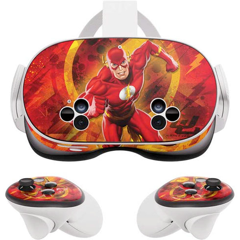 DC Comics The Flash Action Pose Meta Quest 3S Skin
