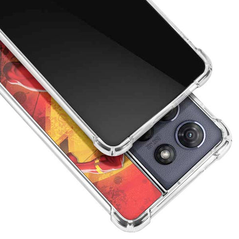 DC Comics The Flash Action Pose Moto G 5G (2025) Clear Case