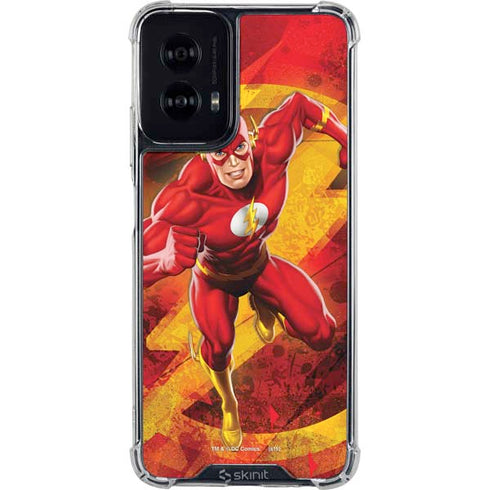 DC Comics The Flash Action Pose Moto G Power 5G (2024) Clear Case