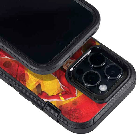DC Comics The Flash Action Pose Otterbox Defender iPhone Skin