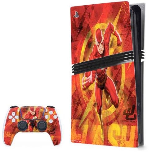 DC Comics The Flash Action Pose PS5 Pro Bundle Skin
