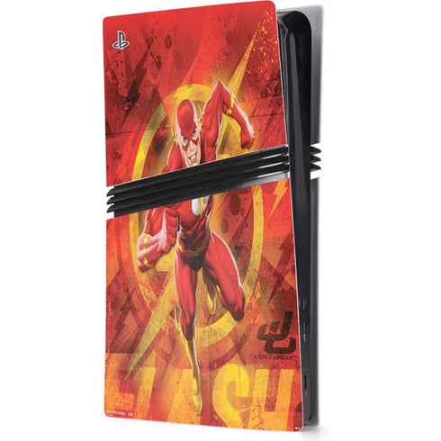 DC Comics The Flash Action Pose PS5 Pro Console Skin
