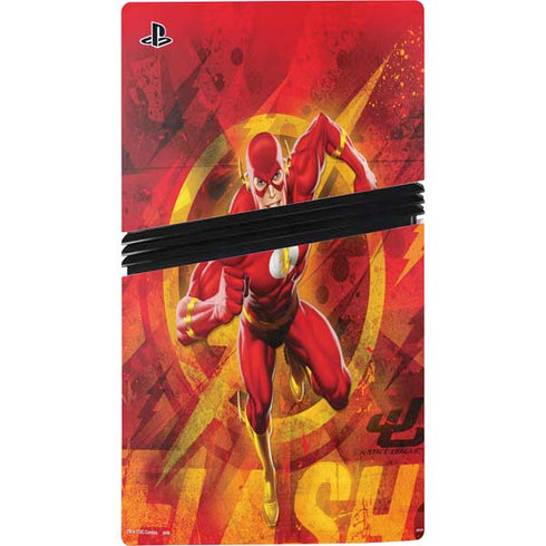 DC Comics The Flash Action Pose PS5 Pro Console Skin