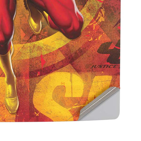 DC Comics The Flash Action Pose PS5 Pro Disk Console Skin