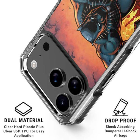Marvel Black Panther Rise of Black Panther iPhone 18 Pro Clear Case