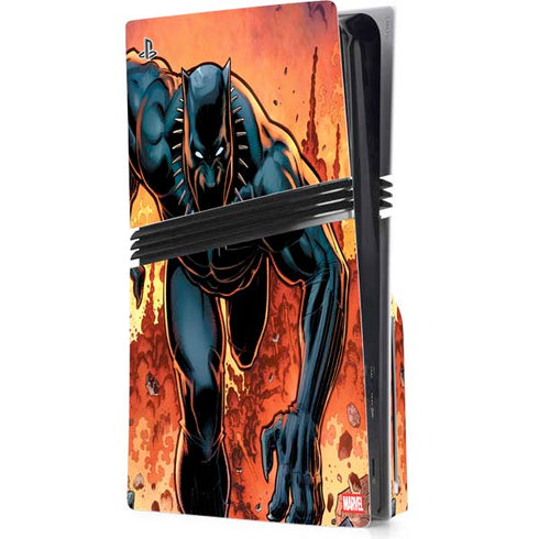 Marvel Black Panther Rise of Black Panther PS5 Pro Disk Console Skin