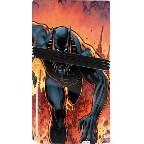 Marvel Black Panther Rise of Black Panther PS5 Pro Disk Console Skin