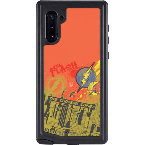 DC Comics The Flash City Collage Art Galaxy Cases
