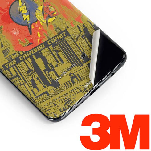 DC Comics The Flash City Collage Art Galaxy S10 Plus Skin