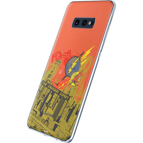 DC Comics The Flash City Collage Art Galaxy S10e Skin