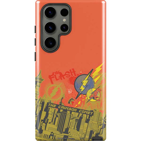 DC Comics The Flash City Collage Art Galaxy S23 Ultra Pro Case