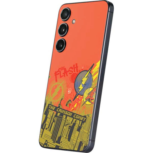 DC Comics The Flash City Collage Art Galaxy S24 Skin