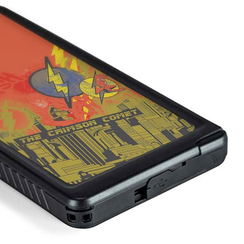 DC Comics The Flash City Collage Art Galaxy S24 Ultra Waterproof Case