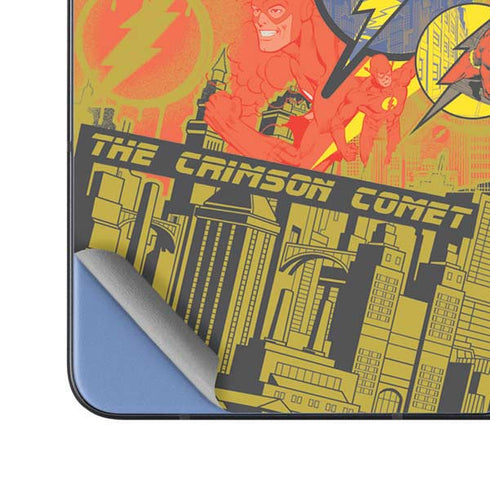 DC Comics The Flash City Collage Art Galaxy Z Fold5 5G Skin
