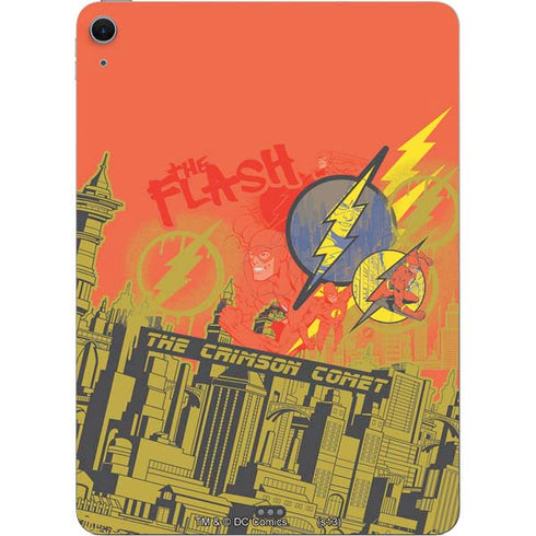 DC Comics The Flash City Collage Art Apple iPad Air Skin