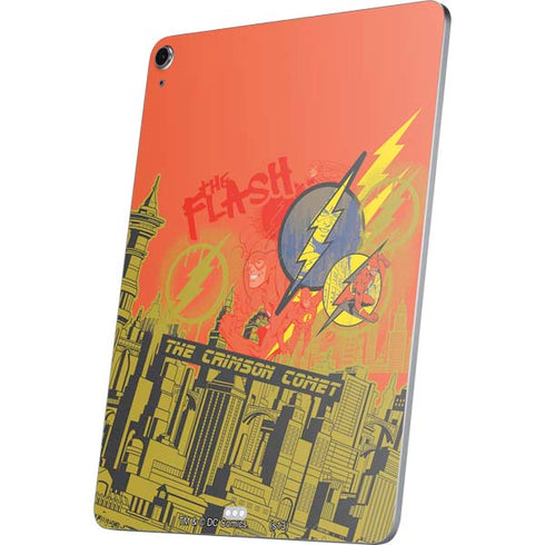 DC Comics The Flash City Collage Art Apple iPad Air Skin