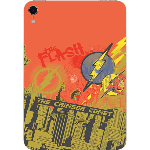 DC Comics The Flash City Collage Art Apple iPad Mini Skin