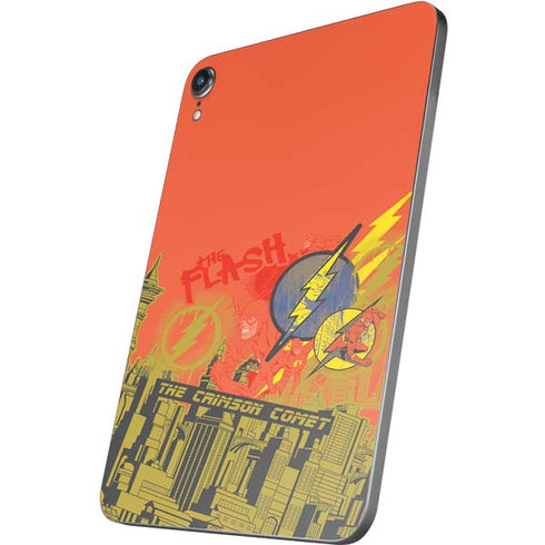 DC Comics The Flash City Collage Art Apple iPad Mini Skin