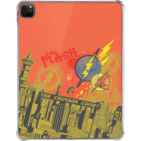 DC Comics The Flash City Collage Art iPad Pro 11in (2024) Clear Case