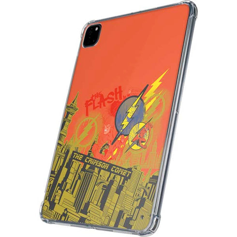 DC Comics The Flash City Collage Art iPad Pro 11in (2024) Clear Case