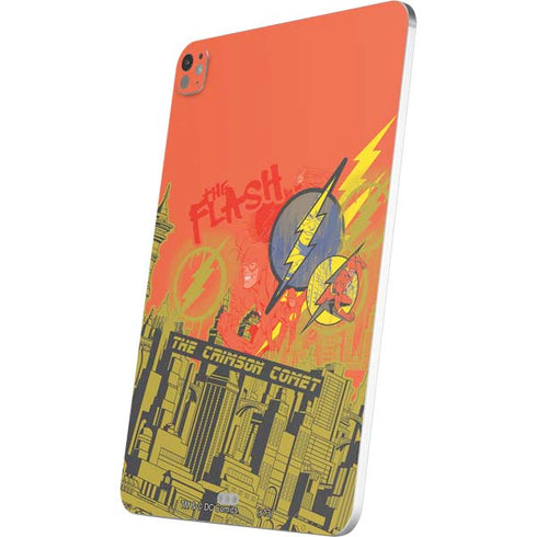 DC Comics The Flash City Collage Art iPad Pro 13in M4 (2024) Skin
