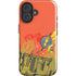 DC Comics The Flash City Collage Art iPhone 16 Impact Case