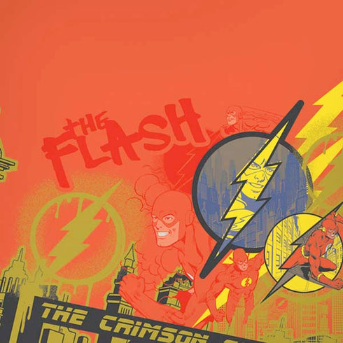 DC Comics The Flash City Collage Art iPhone XS Max Skin