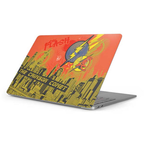 DC Comics The Flash City Collage Art Apple MacBook Pro 16-inch Skin