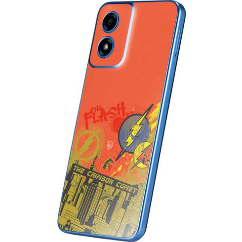 DC Comics The Flash City Collage Art Moto G Play 4G (2024) Skin