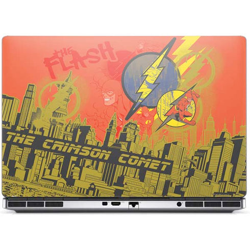 DC Comics The Flash City Collage Art Dell Precision Skin
