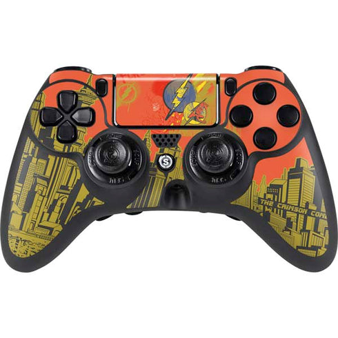 DC Comics The Flash City Collage Art PlayStation PS4 Skins