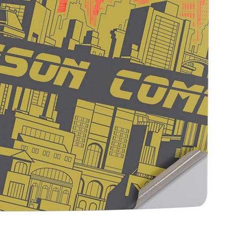 DC Comics The Flash City Collage Art PS5 Pro Disk Console Skin