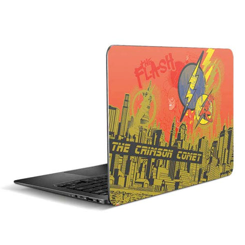 DC Comics The Flash City Collage Art Zenbook UX305FA 13.3in Skin