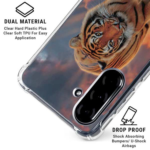 Rising Tiger by Vincent Hie Galaxy A36 5G Clear Case