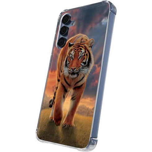 Rising Tiger by Vincent Hie Galaxy A55 5G Clear Case
