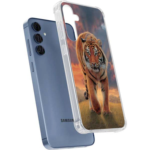 Rising Tiger by Vincent Hie Galaxy A55 5G Clear Case