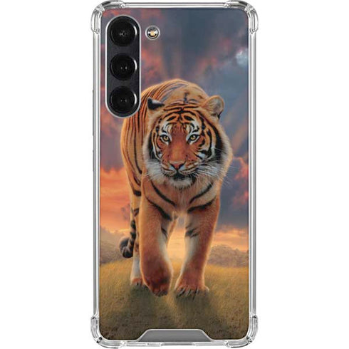 Rising Tiger by Vincent Hie Galaxy S24 FE Clear Case
