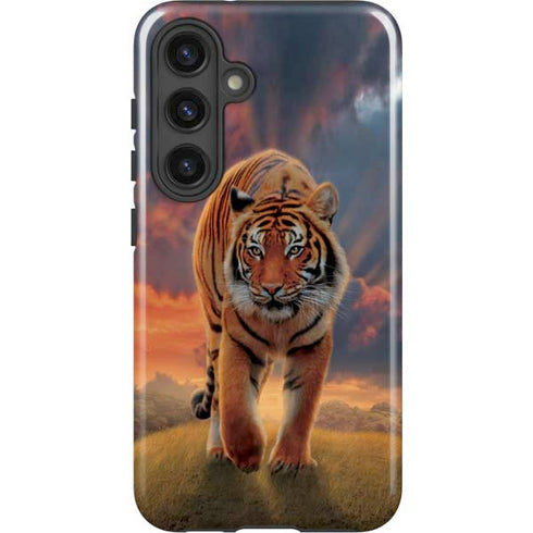 Rising Tiger by Vincent Hie Galaxy S25 Impact Case