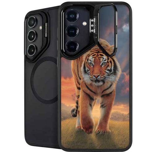 Rising Tiger by Vincent Hie Galaxy S25 Kickstand Case