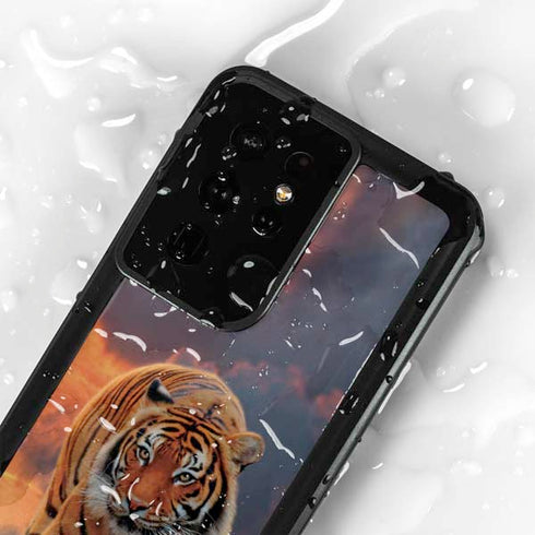 Rising Tiger by Vincent Hie Galaxy S24 Ultra Waterproof Case