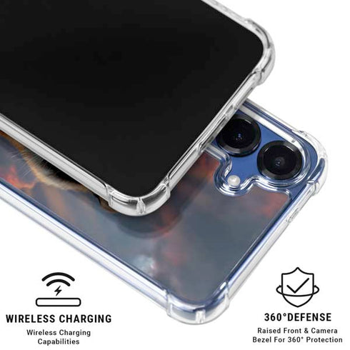 Rising Tiger by Vincent Hie Galaxy S25 Plus Clear Case