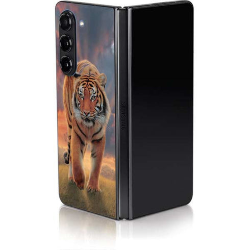 Rising Tiger by Vincent Hie Galaxy Z Fold5 5G Skin